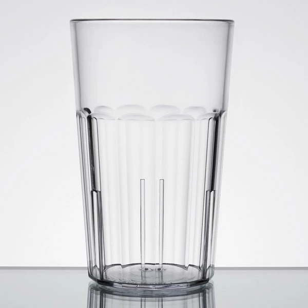 Cambro NT14152 Newport 14 Oz. Clear Customizable SAN Plastic Tumbler - 36/Case 2 Cambro NT14152 Newport 14 Oz. Clear Customizable SAN Plastic Tumbler - 36/Case - Image 2