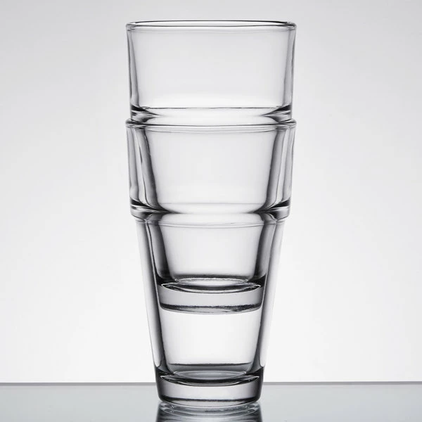 Anchor Hocking 73017 Stackables 16 Oz. Cooler Glass - 36/Case 3 Anchor Hocking 73017 Stackables 16 Oz. Cooler Glass - 36/Case - Image 3