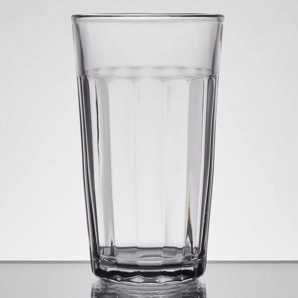 Anchor Hocking 7637U Ribware Paneled 12 Oz. Iced Tea Beverage Glass - 36/Case 2 Anchor Hocking 7637U Ribware Paneled 12 Oz. Iced Tea Beverage Glass - 36/Case - Image 2