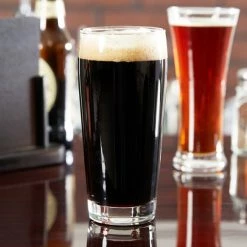 Anchor Hocking 90247 20 Oz. Rim Tempered Pub Glass - 12/Case