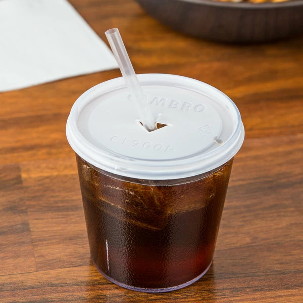 Cambro 900P2152 Colorware 9.7 Oz. Clear Customizable SAN Plastic Tumbler - 24/Case 3 Cambro 900P2152 Colorware 9.7 Oz. Clear Customizable SAN Plastic Tumbler - 24/Case - Image 3