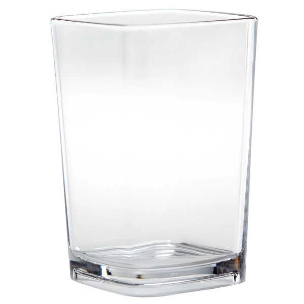 Cambro DG3CW Aliso 3.4 Oz. Customizable Plastic Square Shot Glass / Dessert Glass - 72/Case 2 Cambro DG3CW Aliso 3.4 Oz. Customizable Plastic Square Shot Glass / Dessert Glass - 72/Case - Image 2