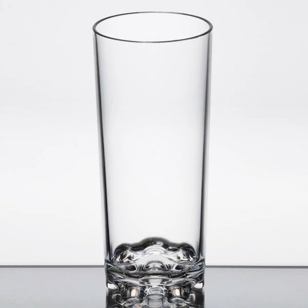 Thunder Group PLTHST014C 14 Oz. Plastic Heavy Base Classic Beverage Glass 3 Thunder Group PLTHST014C 14 Oz. Plastic Heavy Base Classic Beverage Glass - Image 3