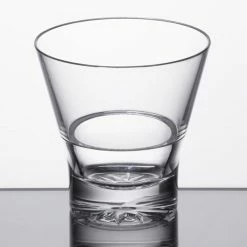 Thunder Group PLTHRG208C 8 Oz. Plastic Starburst Rocks / Old Fashioned Glass -Vidivi shop 1195584