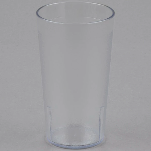 Cambro 1200P2152 Colorware 12.6 Oz. Clear Customizable SAN Plastic Tumbler - 24/Case 2 Cambro 1200P2152 Colorware 12.6 Oz. Clear Customizable SAN Plastic Tumbler - 24/Case - Image 2