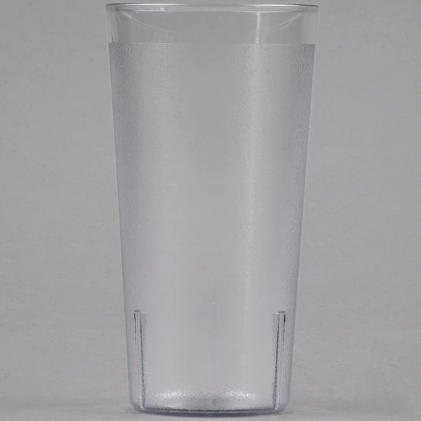 Cambro 2000P152 Colorware 22 Oz. Clear Customizable SAN Plastic Tumbler - 6/Pack 2 Cambro 2000P152 Colorware 22 Oz. Clear Customizable SAN Plastic Tumbler - 6/Pack - Image 2