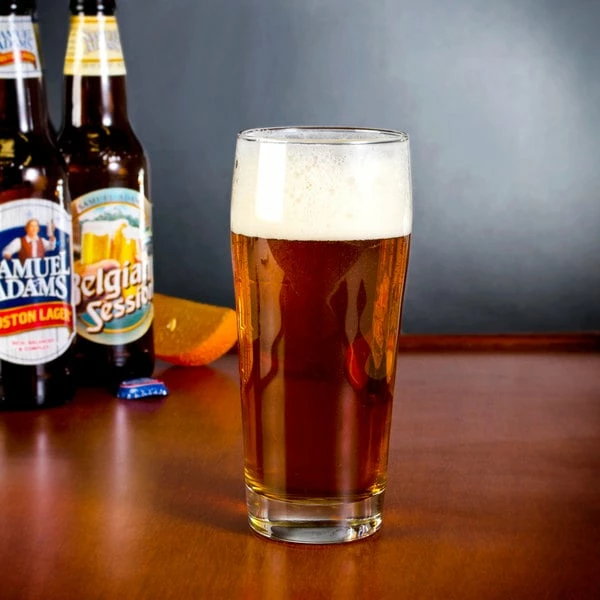 Libbey 14816HT 16 Oz. Rim Tempered Pub Glass - 12/Case 1 Libbey 14816HT 16 Oz. Rim Tempered Pub Glass - 12/Case