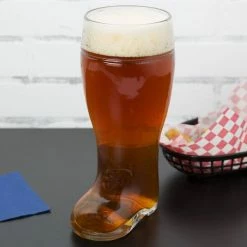 Stolzle 09735/808047 Biersiefel 35 Oz. Beer Boot Glass - 6/Case