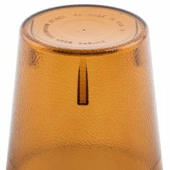 Cambro 900P153 Colorware 9.7 Oz. Amber Customizable SAN Plastic Tumbler - 72/Case -Vidivi shop 1274072