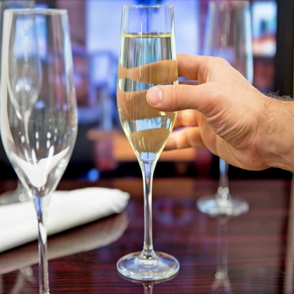 Stolzle 2100029T Grand Cuvée 10 Oz. Flute Glass - 6/Pack 1 Stolzle 2100029T Grand Cuvée 10 Oz. Flute Glass - 6/Pack