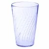 GET Enterprises GET 2212-1-BL Tahiti 12 Oz. Blue Customizable SAN Plastic Tumbler - 72/Case