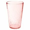 GET Enterprises GET 2216-1-R Tahiti 16 Oz. Red Customizable SAN Plastic Tumbler - 72/Case