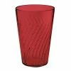 GET Enterprises GET 2224-1-R Tahiti 24 Oz. Red Customizable SAN Plastic Tumbler - 72/Case