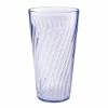 GET Enterprises GET 2232-1-BL Tahiti 32 Oz. Blue Customizable SAN Plastic Tumbler - 72/Case