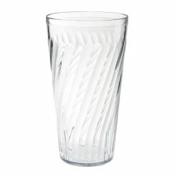 GET Enterprises GET 2232-1-CL Tahiti 32 Oz. Clear Customizable SAN Plastic Tumbler - 72/Case