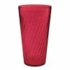 GET Enterprises GET 2232-1-R Tahiti 32 Oz. Red Customizable SAN Plastic Tumbler - 72/Case