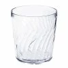 GET Enterprises GET 2209-1-CL Tahiti 9 Oz. Clear Customizable SAN Plastic Tumbler - 72/Case
