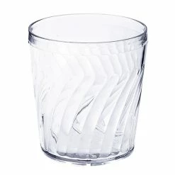 GET Enterprises GET 2209-1-CL Tahiti 9 Oz. Clear Customizable SAN Plastic Tumbler - 72/Case