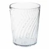 GET Enterprises GET 2211-1-CL Tahiti 12 Oz. Clear Customizable SAN Plastic Short Tumbler - 72/Case