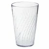 GET Enterprises GET 2212-1-CL Tahiti 12 Oz. Clear Customizable SAN Plastic Tumbler - 72/Case