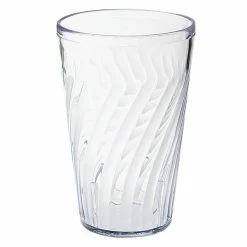 GET Enterprises GET 2212-1-CL Tahiti 12 Oz. Clear Customizable SAN Plastic Tumbler - 72/Case