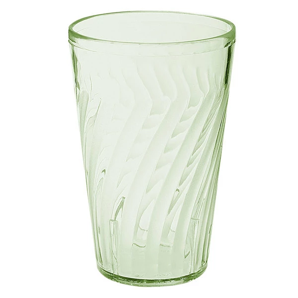GET Enterprises GET 2212-1-JA Tahiti 12 Oz. Jade Customizable SAN Plastic Tumbler - 72/Case 1 GET Enterprises GET 2212-1-JA Tahiti 12 Oz. Jade Customizable SAN Plastic Tumbler - 72/Case