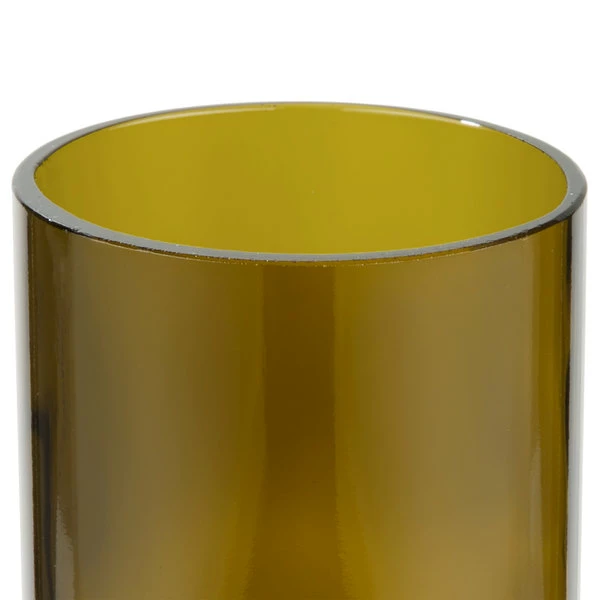 Libbey 97282 16 Oz. Customizable Dark Olive Repurposed Wine Bottle Tumbler - 12/Case 4 Libbey 97282 16 Oz. Customizable Dark Olive Repurposed Wine Bottle Tumbler - 12/Case - Image 4