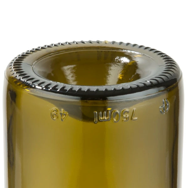 Libbey 97282 16 Oz. Customizable Dark Olive Repurposed Wine Bottle Tumbler - 12/Case 5 Libbey 97282 16 Oz. Customizable Dark Olive Repurposed Wine Bottle Tumbler - 12/Case - Image 5