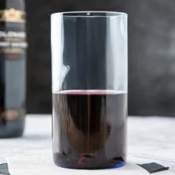 Libbey 97283 16 Oz. Customizable Blue Repurposed Wine Bottle Tumbler - 12/Case