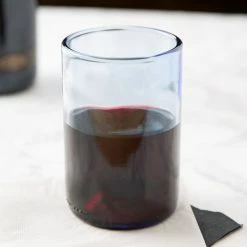 Libbey 97285 12 Oz. Customizable Blue Repurposed Wine Bottle Tumbler - 12/Case -Vidivi shop 1473413
