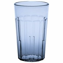 Cambro NT10401 Newport 10 Oz. Slate Blue Customizable SAN Plastic Tumbler - 36/Case