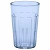Cambro NT8401 Newport 7.7 Oz. Slate Blue Customizable SAN Plastic Tumbler - 36/Case