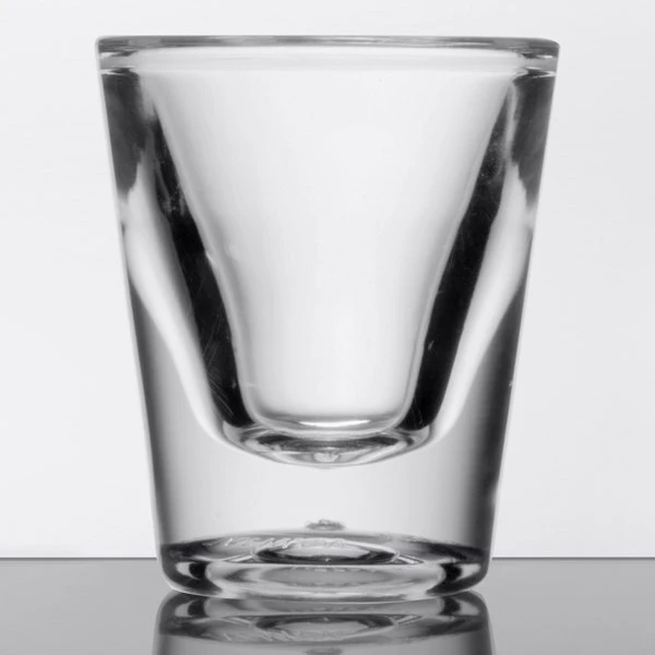 GET Enterprises GET SW-1427-1-CL 1 Oz. Customizable SAN Plastic Shot Glass - 24/Case 2 GET Enterprises GET SW-1427-1-CL 1 Oz. Customizable SAN Plastic Shot Glass - 24/Case - Image 2