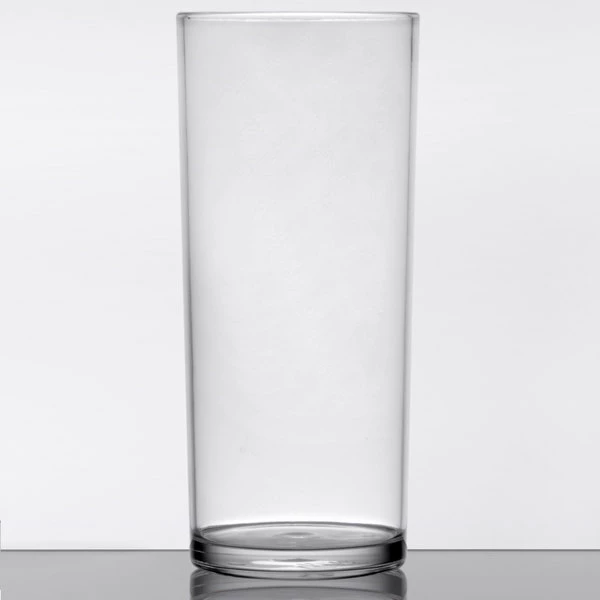 GET Enterprises GET H-16-1-SAN-CL Cheers 16 Oz. Customizable Clear SAN Plastic Highball Glass - 24/Case 2 GET Enterprises GET H-16-1-SAN-CL Cheers 16 Oz. Customizable Clear SAN Plastic Highball Glass - 24/Case - Image 2