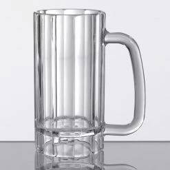 GET Enterprises GET 00086-PC-CL 16 Oz. Customizable Plastic Beer Mug - 24/Case