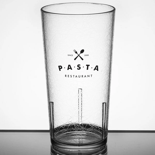 Cambro D24152 Del Mar 24 Oz. Clear Customizable SAN Plastic Tumbler - 36/Case 3 Cambro D24152 Del Mar 24 Oz. Clear Customizable SAN Plastic Tumbler - 36/Case - Image 3