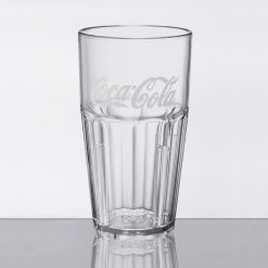 GET Enterprises GET 9916-CC Bahama 16 Oz. Clear Coca-Cola® SAN Plastic Tumbler - 72/Case