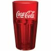 GET Enterprises GET 9922-RC Bahama 22 Oz. Red Coca-Cola® SAN Plastic Tumbler - 72/Case