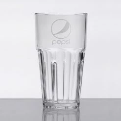 GET Enterprises GET 9916-CP Bahama 16 Oz. Clear Pepsi® SAN Plastic Tumbler - 72/Case