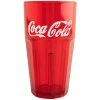 GET Enterprises GET 9916-RC Bahama 16 Oz. Red Coca-Cola® SAN Plastic Tumbler - 72/Case