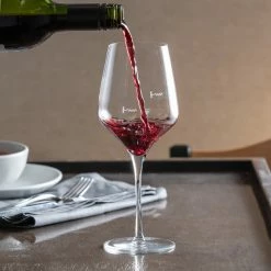 Master's Reserve 9323/U225A Acura Prism 16 Oz. Pour Control 9 Oz. / 6 Oz. Wine Glass - 12/Case