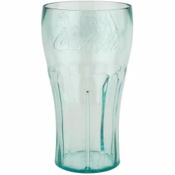 GET Enterprises GET 1122-JC Bell 22 Oz. Jade Coca-Cola® SAN Plastic Soda Glass - 72/Case