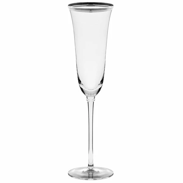 10 Strawberry Street Windsor 5.5 Oz. Silver Band Champagne Flute - 4/Pack 1 10 Strawberry Street Windsor 5.5 Oz. Silver Band Champagne Flute - 4/Pack