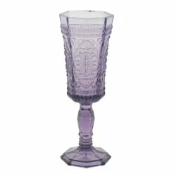 10 Strawberry Street Vatican 4 Oz. Amethyst Champagne Flute - 6/Pack