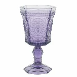 10 Strawberry Street Vatican 8 Oz. Amethyst Red Wine Glass - 6/Pack