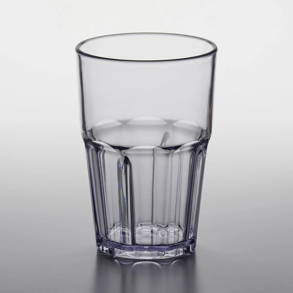 GET Enterprises GET 9914-1-CL Bahama 14 Oz. Clear Customizable SAN Plastic Tumbler - 24/Pack 2 GET Enterprises GET 9914-1-CL Bahama 14 Oz. Clear Customizable SAN Plastic Tumbler - 24/Pack - Image 2