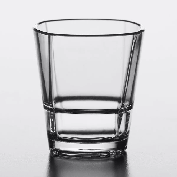 Libbey 92440 Infinium Torque 1.5 Oz. Tritan Plastic Stackable Shot Glass - 24/Case 2 Libbey 92440 Infinium Torque 1.5 Oz. Tritan Plastic Stackable Shot Glass - 24/Case - Image 2