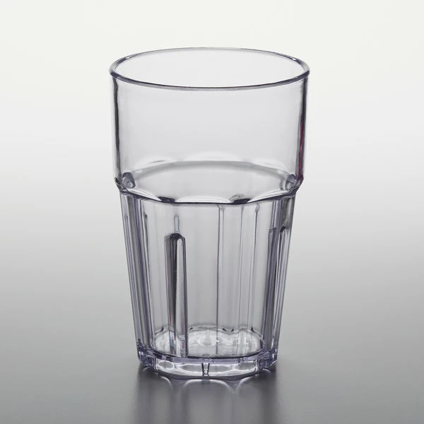 GET Enterprises GET 9910-1-CL Bahama 10 Oz. Clear Customizable SAN Plastic Tumbler - 12/Pack 2 GET Enterprises GET 9910-1-CL Bahama 10 Oz. Clear Customizable SAN Plastic Tumbler - 12/Pack - Image 2