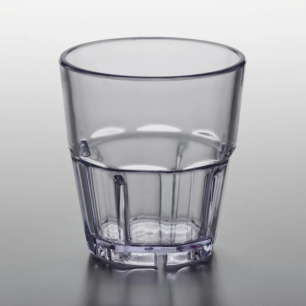 GET Enterprises GET 9955-1-CL Bahama 5.5 Oz. Clear Customizable SAN Plastic Tumbler - 12/Pack 2 GET Enterprises GET 9955-1-CL Bahama 5.5 Oz. Clear Customizable SAN Plastic Tumbler - 12/Pack - Image 2