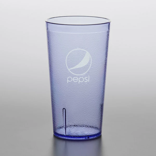 GET Enterprises GET 6616-BP 16 Oz. Blue Pepsi® SAN Plastic Pebbled Tumbler - 72/Case 2 GET Enterprises GET 6616-BP 16 Oz. Blue Pepsi® SAN Plastic Pebbled Tumbler - 72/Case - Image 2